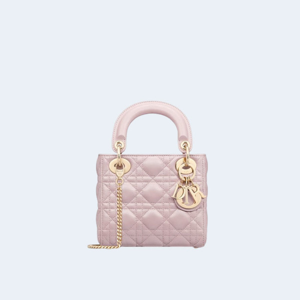 디올 레이디 미니 백 핑크