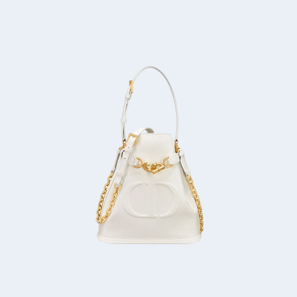 디올 C'EST 스몰 백 화이트