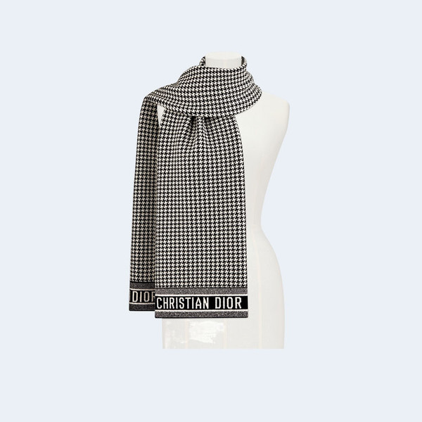 디올 30 몽테인 스카프 블랙&화이트
