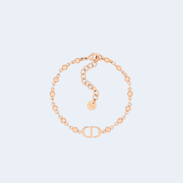 디올 쁘띠 CD 핑크 메탈 팔찌