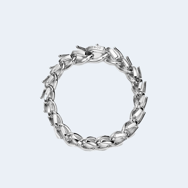 티파니 앤 코 미디움 스털링 실버 링크 팔찌