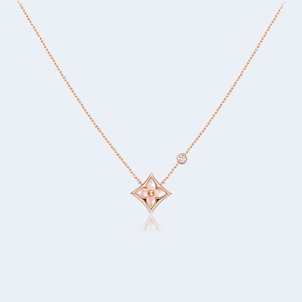 루이비통 컬러 블라썸 BB 스타 펜던트 목걸이 Q93612