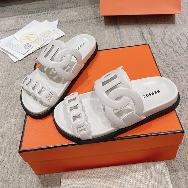 에르메스 엑스트라 샌들 화이트