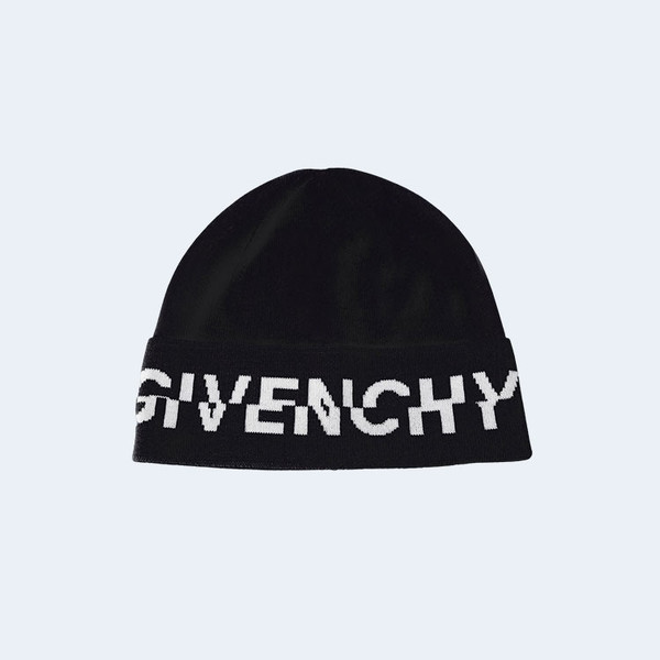 지방시 블랙 울 비니