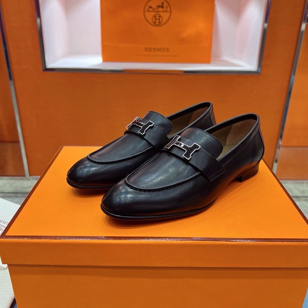 에르메스 파리 여성 로퍼 블랙