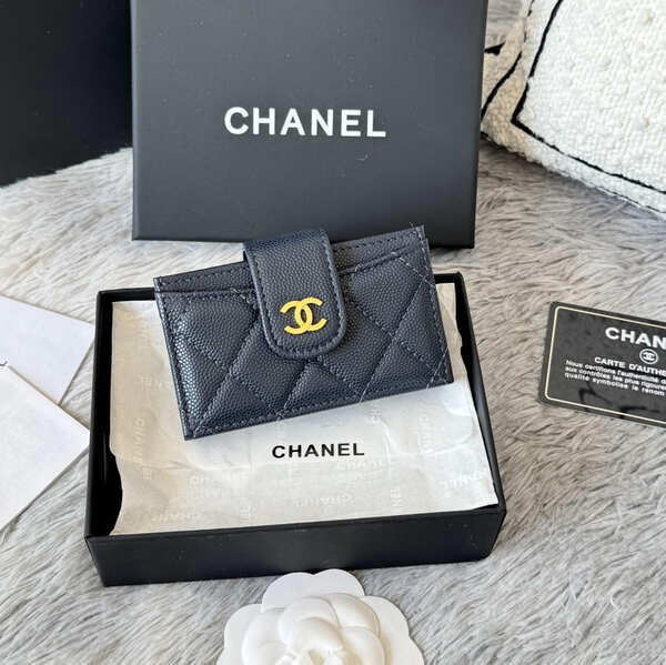 샤넬 클래식 아코디언 카드지갑 AP0342