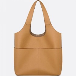 디올 프리베 아이콘 카프스킨 토트