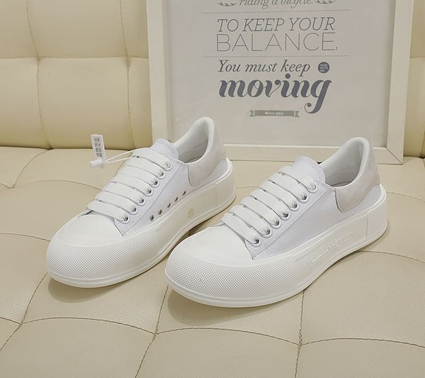 알렉산더 맥퀸 데크 플림솔 레이스업