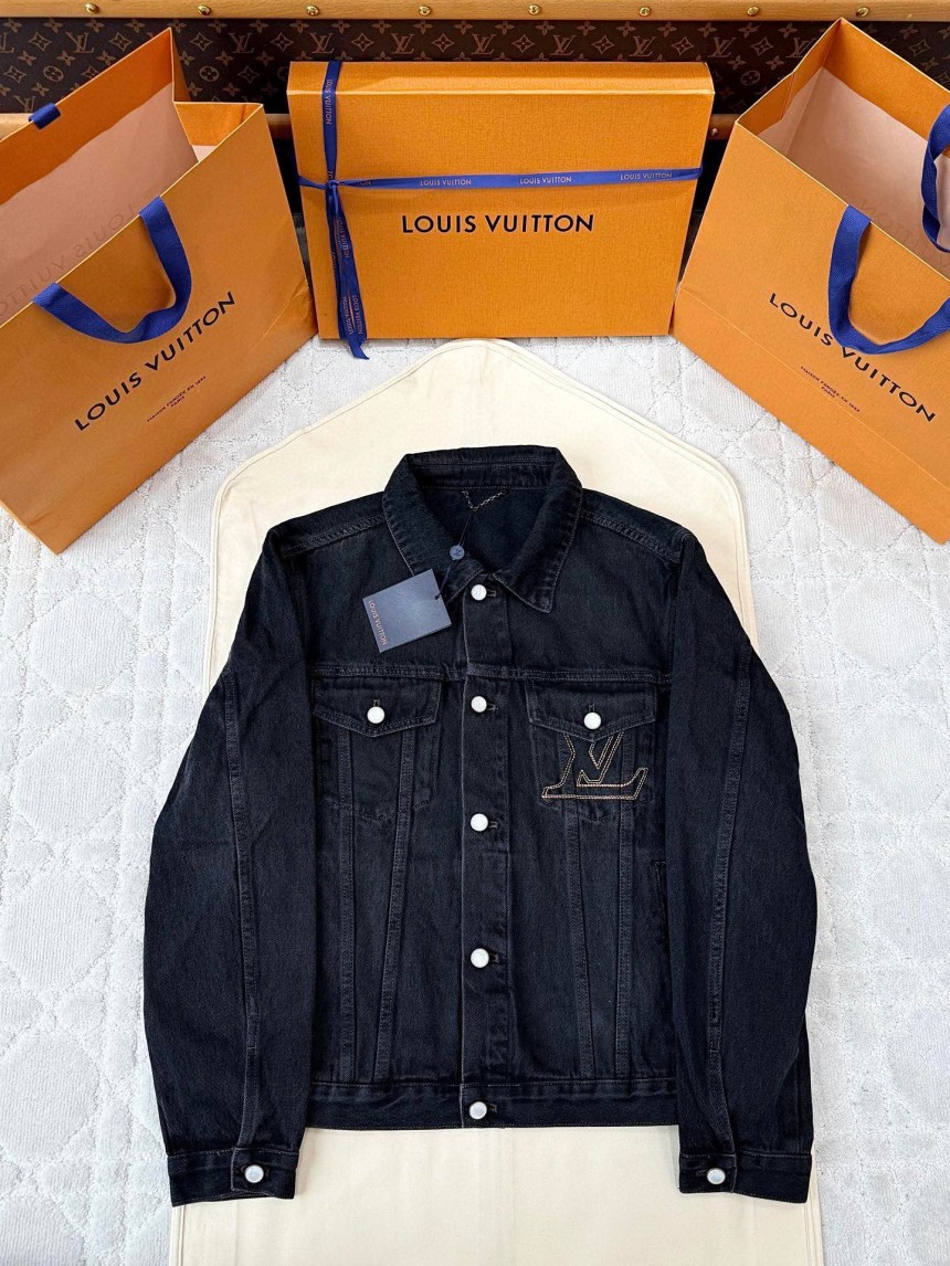 루이비통 데님 트러커 자켓