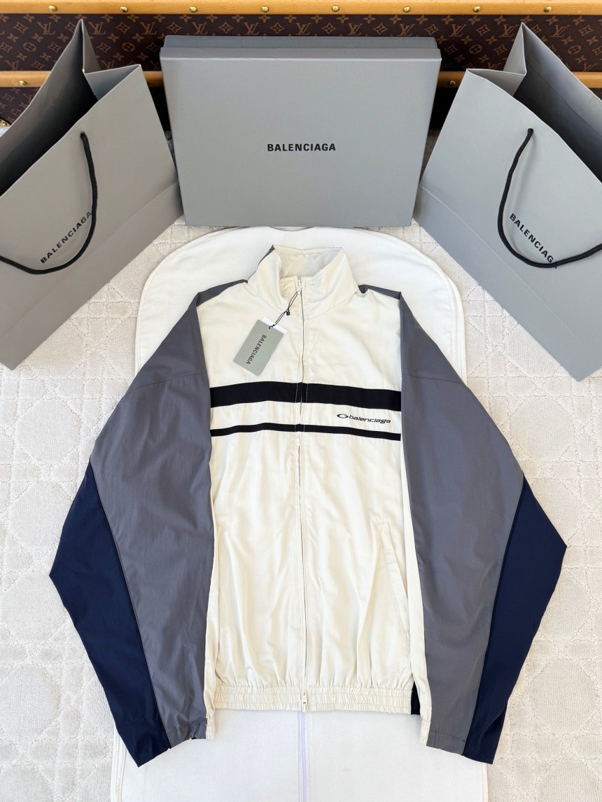 발렌시아가 50/50(피프티 피프티) 트랙 자켓