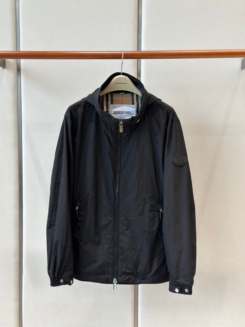 버버리 나일론 후드 자켓