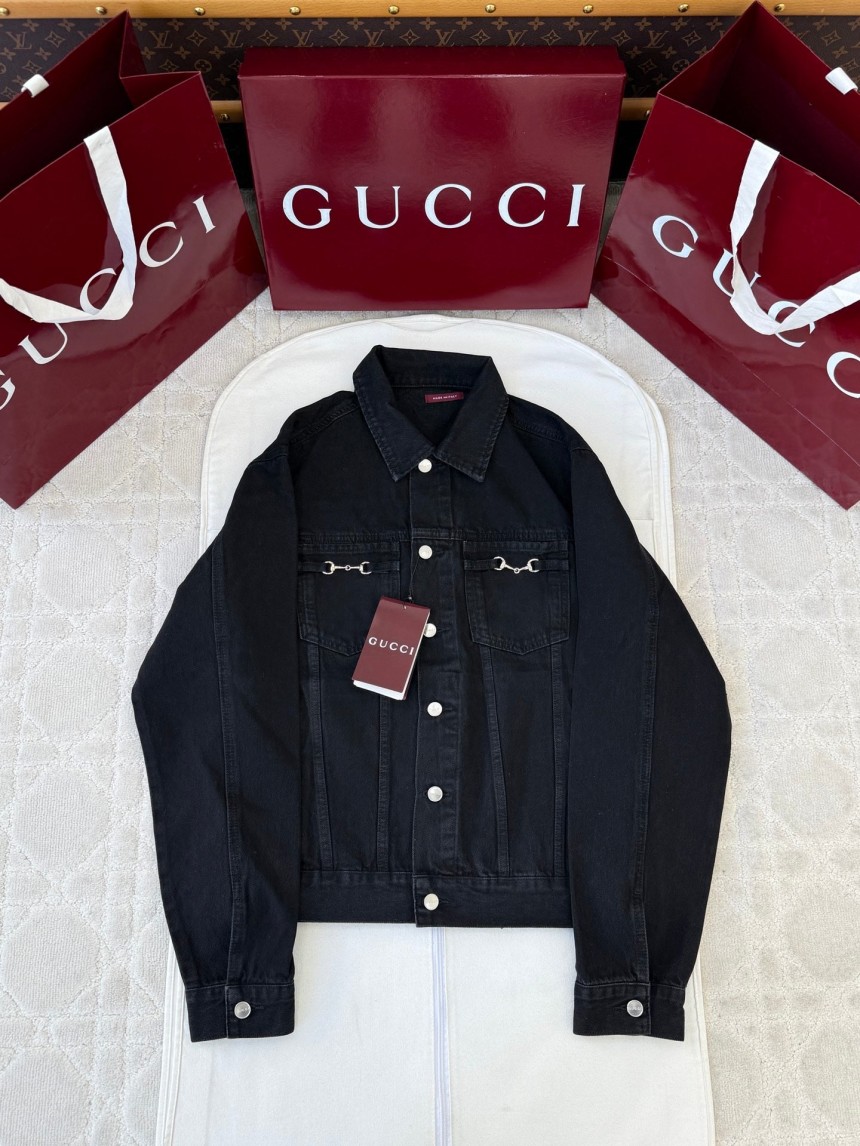 구찌 홀스빗 데님 자켓