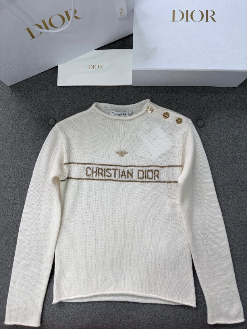 디올 캐시미어 니트 스웨터
