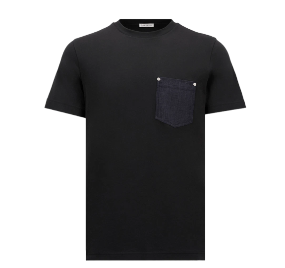 M 데님 포켓 티셔츠