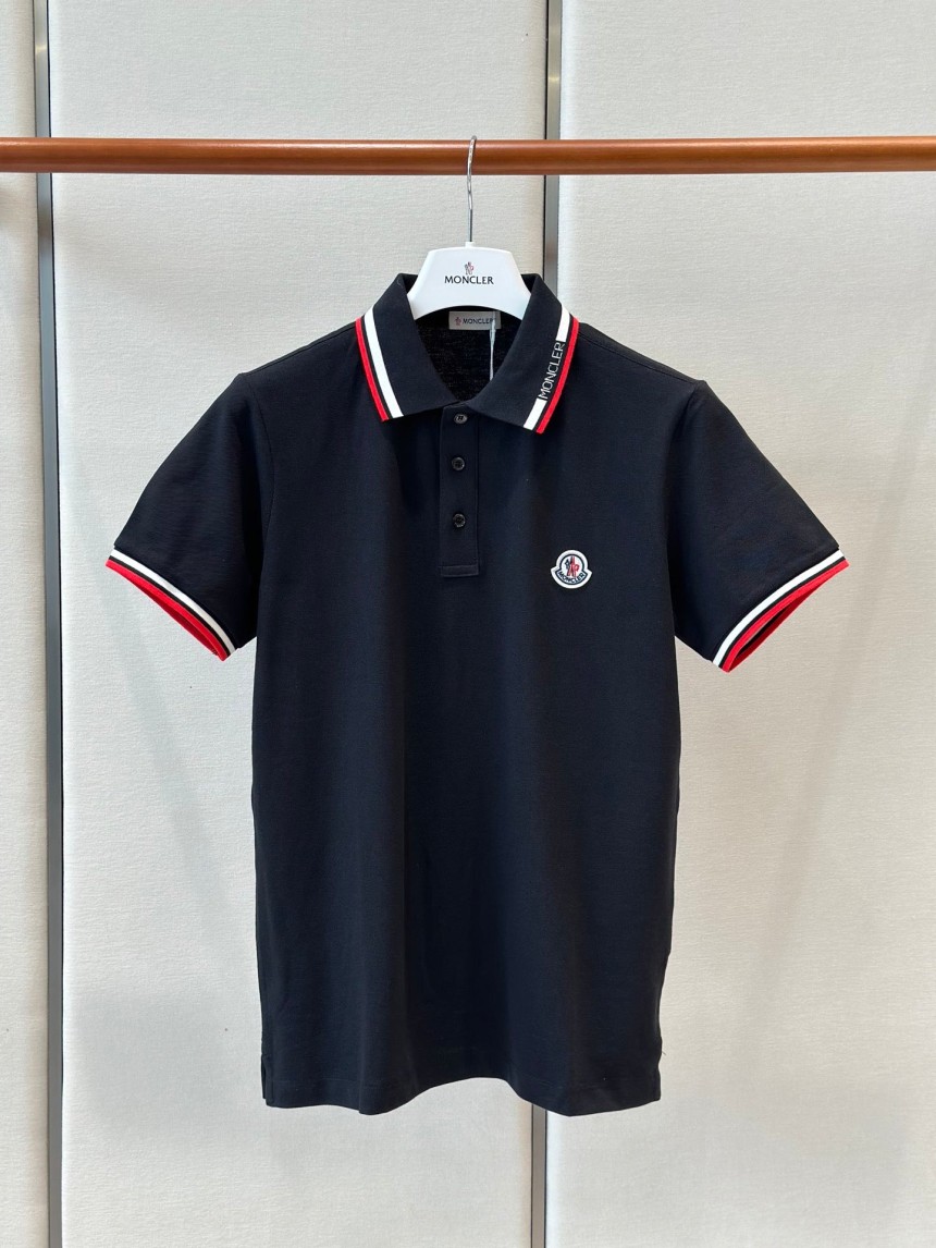 M 로고 패치 폴로 티셔츠