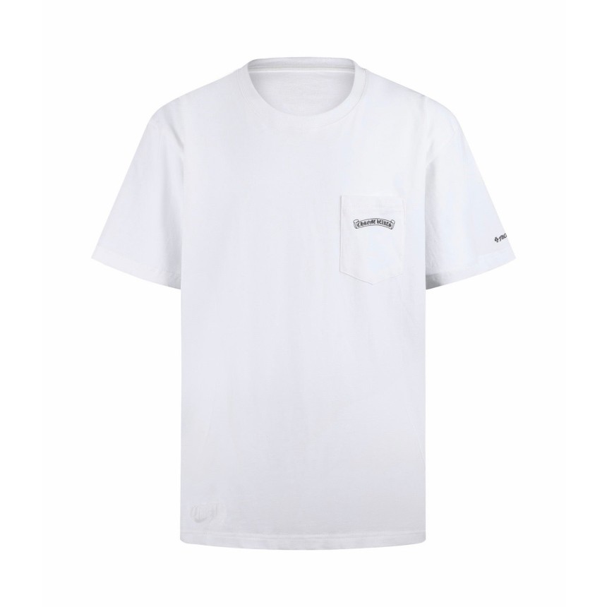 크롬하츠 스크롤 로고 티셔츠