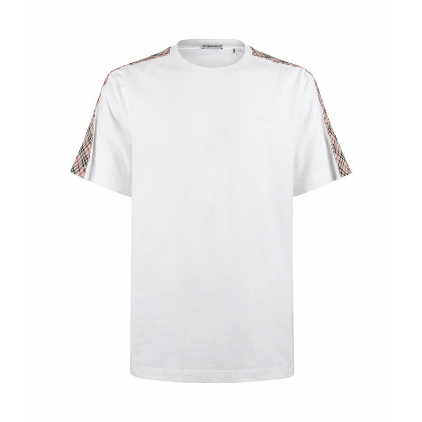 버버리 체크 반소매 티셔츠