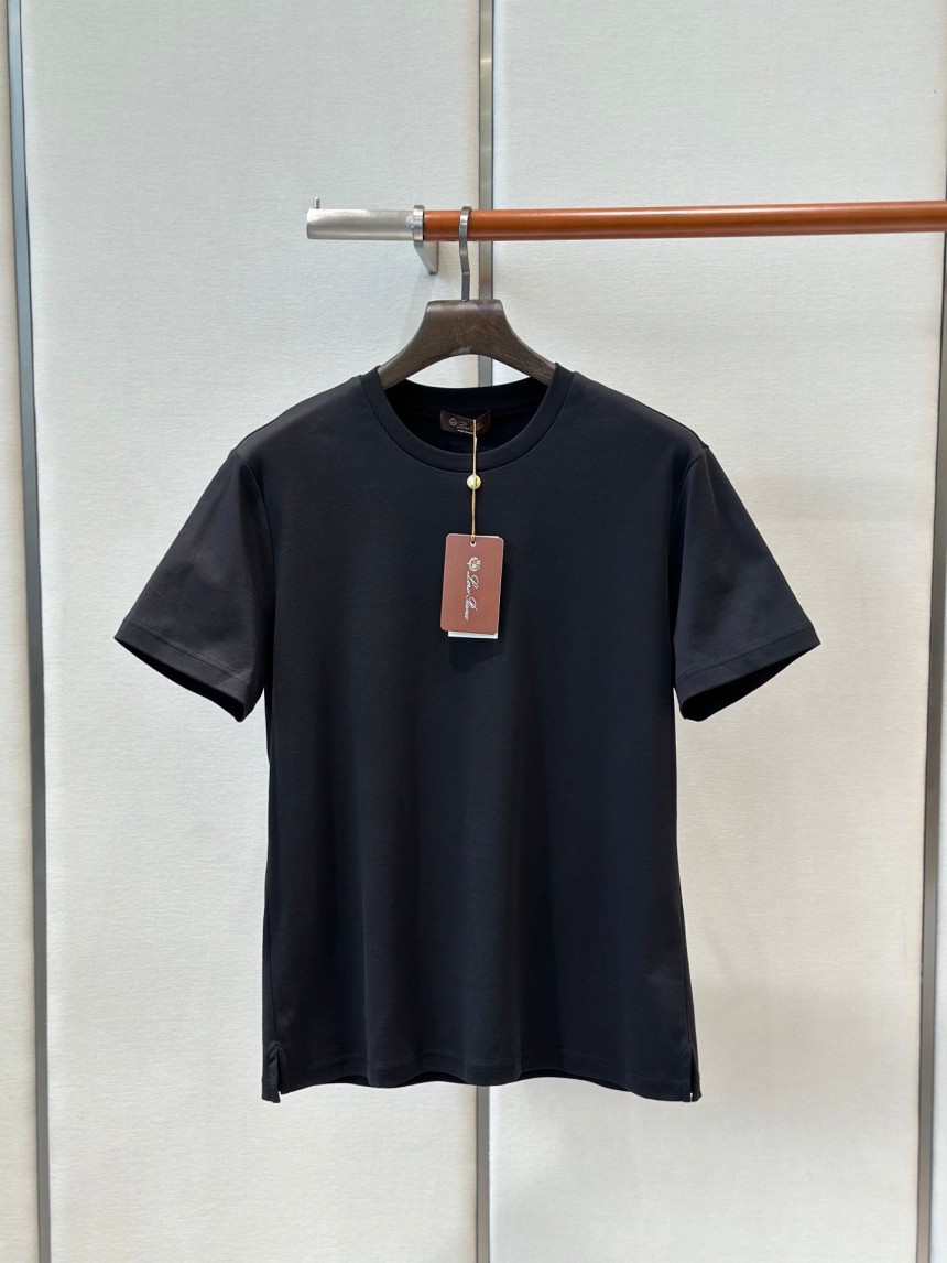 L 코튼 저지 티셔츠