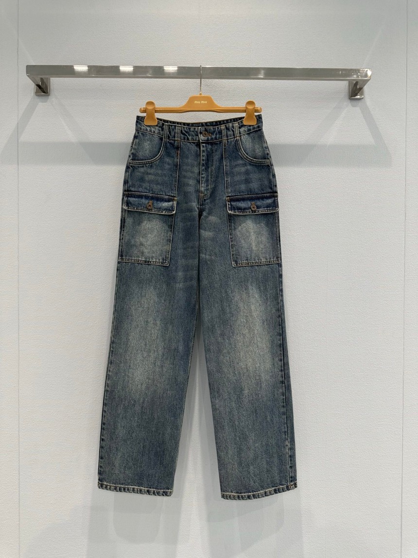 미우미우 데님 팬츠
