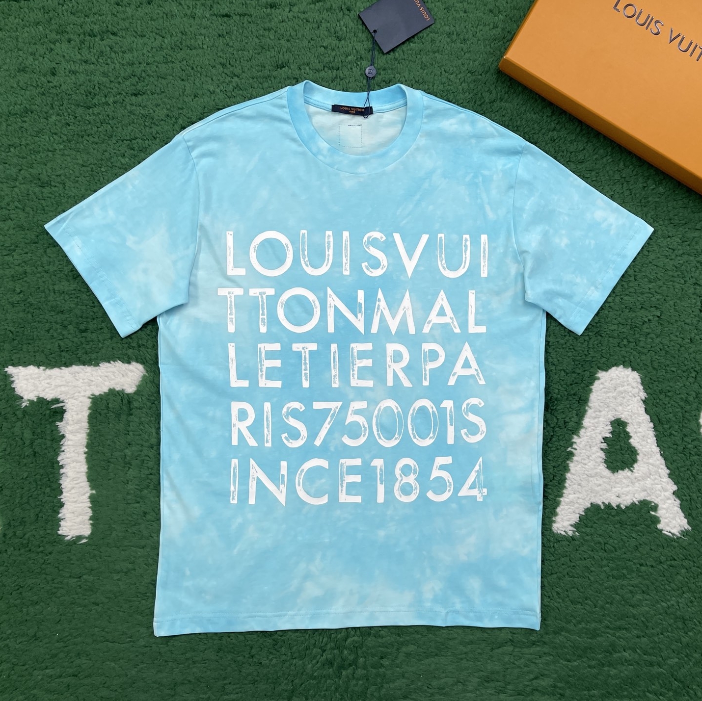루이비통 타이다이 프린티드 티셔츠