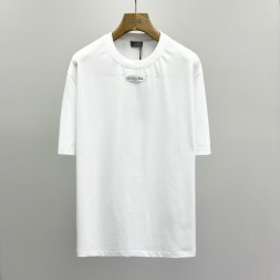 디올 라벨 코튼 티셔츠