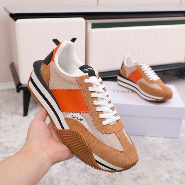 톰포드 제임스 스니커즈  브라운