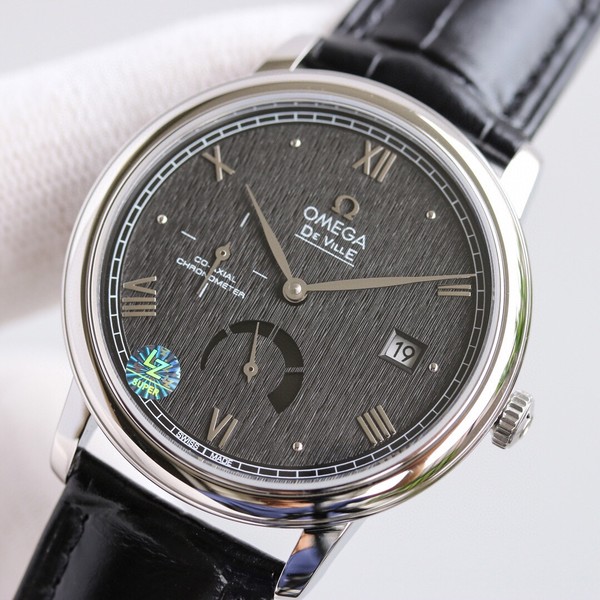 오메가 de ville 블랙 39mm