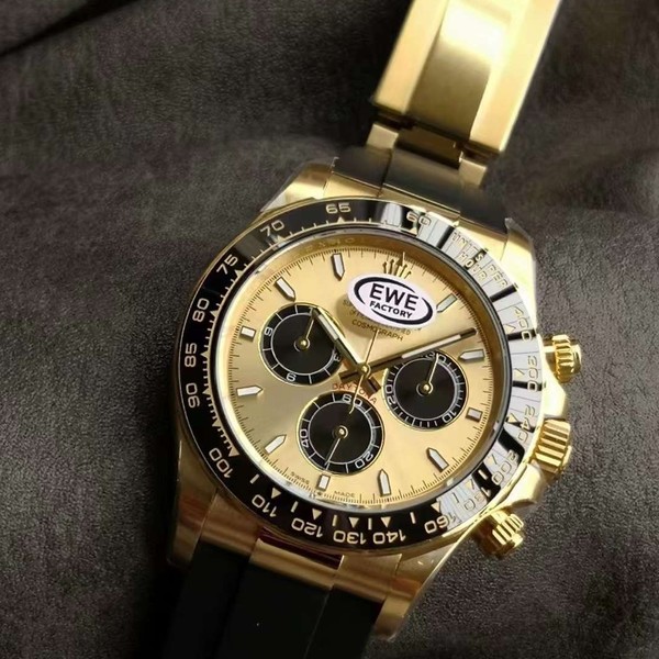 데이토나  금장 블랙 베젤 40mm