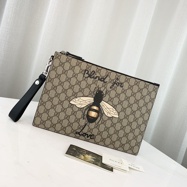 구찌 허니 웹 슈프림 클러치백