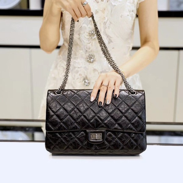 샤넬 2.55  미디움 빈티지 플랩백 A37586