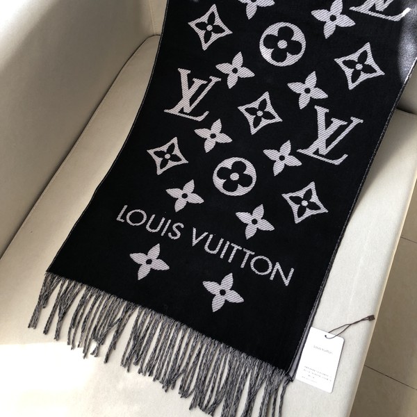 루이비통 캐시미어 100% 로고 머플러