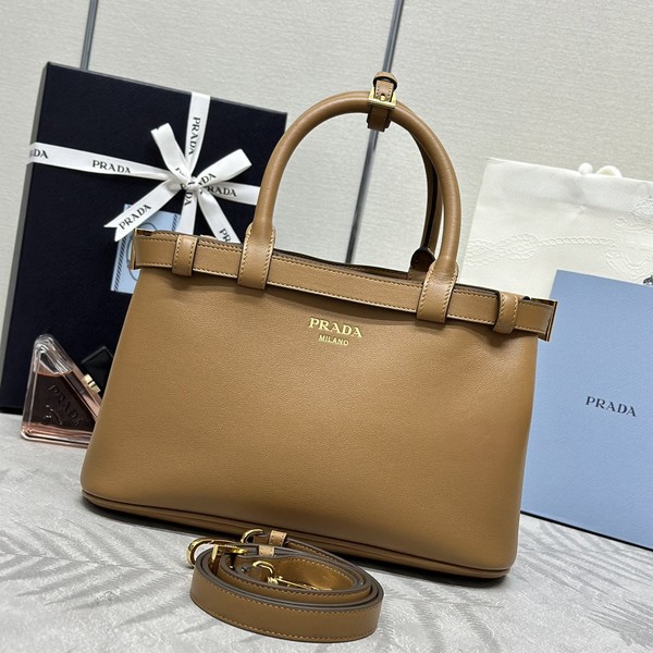 프라다 더블 스몰 벨트 토트백