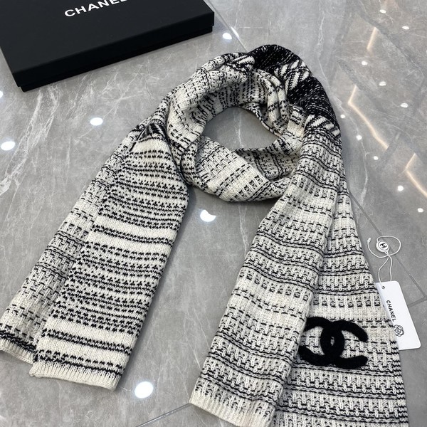 샤넬 CC 코튼 머플러