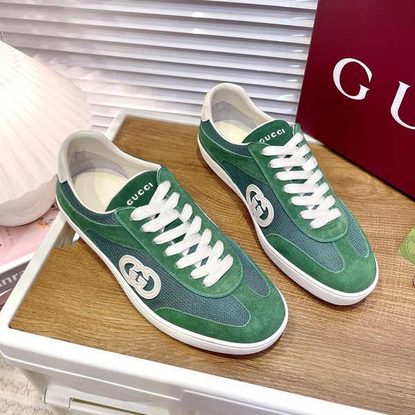 구찌 인터로킹 G 레드 스웨이드