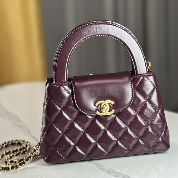 샤넬 샤이니 카프스킨 나노 켈리 핸들백