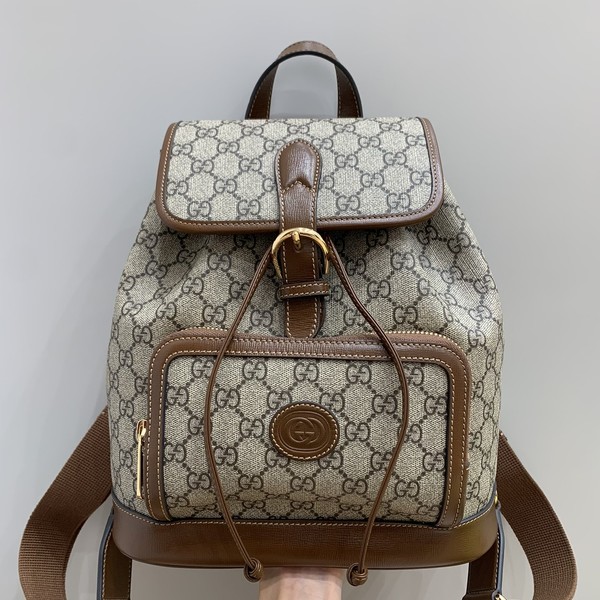 구찌 인터로킹 G 로고 레트로 백팩