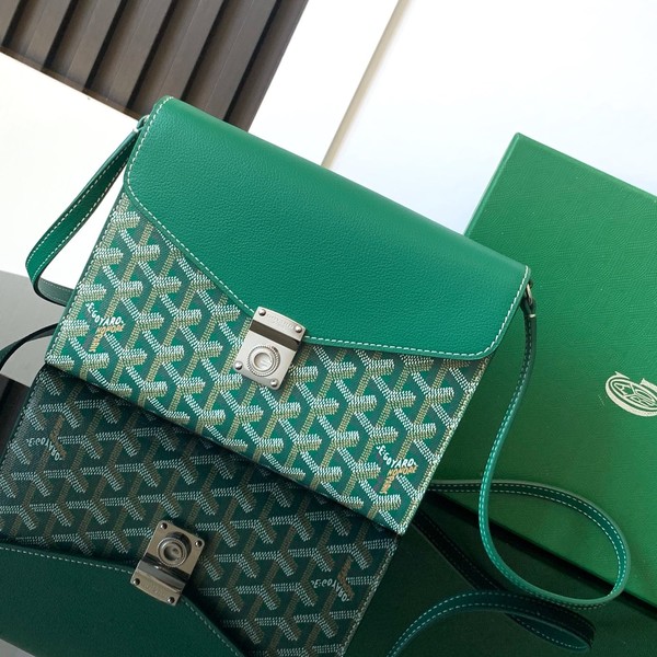 고야드 시프르 파우치 숄더백 그린