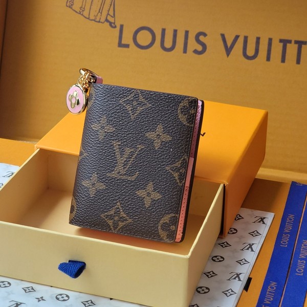 루이비통 참 포켓 반지갑 M14718 핑크