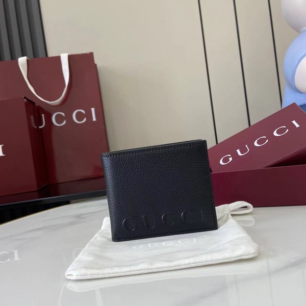 구찌 로고 레더 반지갑 835098