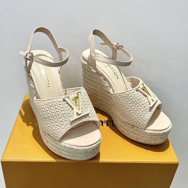 루이비통 마레 웨지 샌들