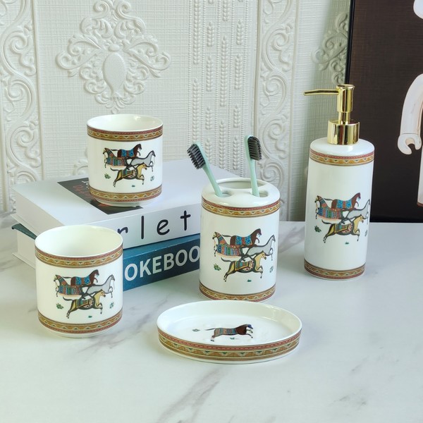 에르메스 욕실 용품 5종 세트