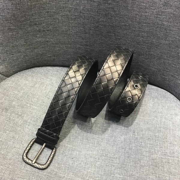 보테가 베네타 인트레치아토 레더 벨트