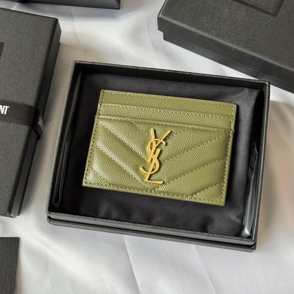 생로랑 모노그램 카드 지갑 423291