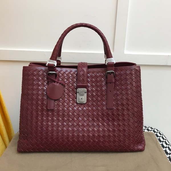 보테가 베네타 인트레치아토 로마 토트백 SF100629