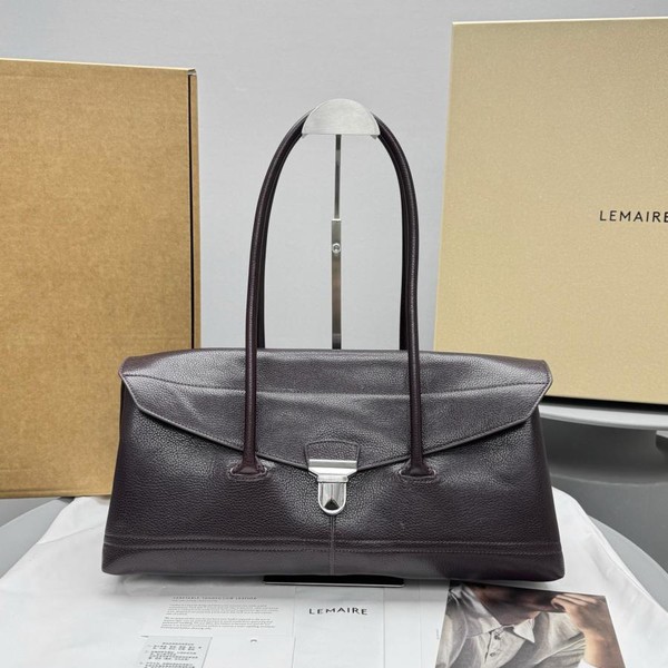 르메르 기어 카프스킨 숄더 브라운