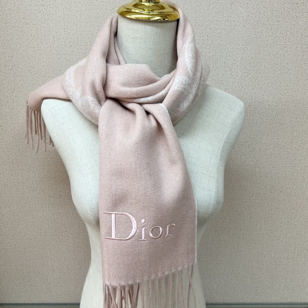 디올 로고 캐시미어 100% 머플러