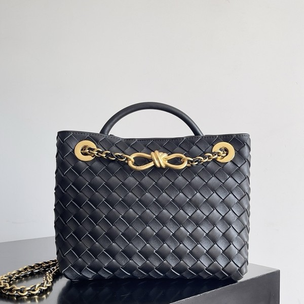 보테가베네타 스몰 안디아모 블랙 금장