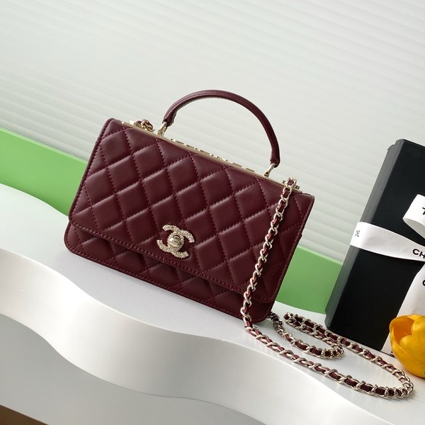 샤넬 체인 램스킨 스트라스 골드 AP4323