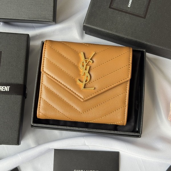 생로랑 모노그램 컴팩트 3단 반지갑 403943