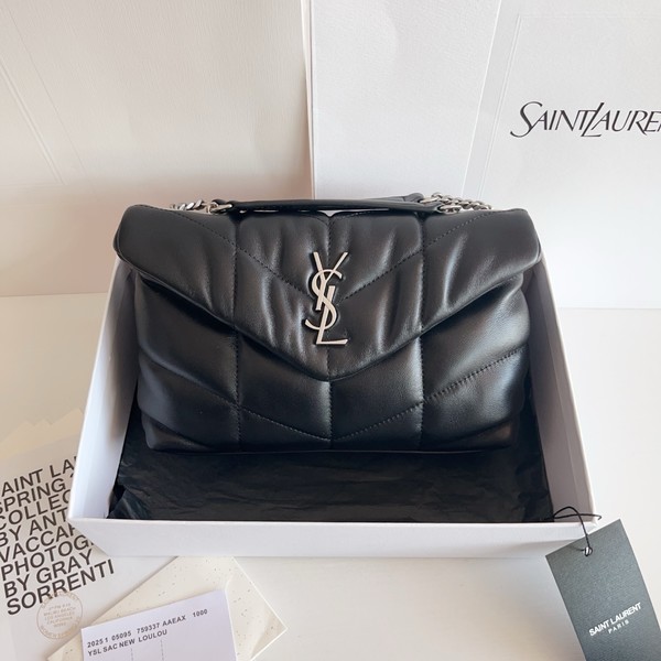 생로랑 25SS 루루 푸퍼 토이 숄더 759337 은장